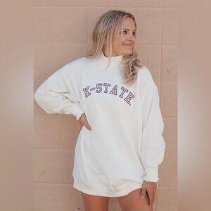 KSU K State Wildcats Rally House Velvet Elvis Tunic‎ Pullover